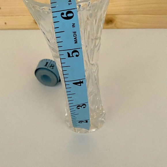 Elegant LENOX 6" Fine Crystal Timeless Collectible Flower Bud Vase - Picture 7 of 9